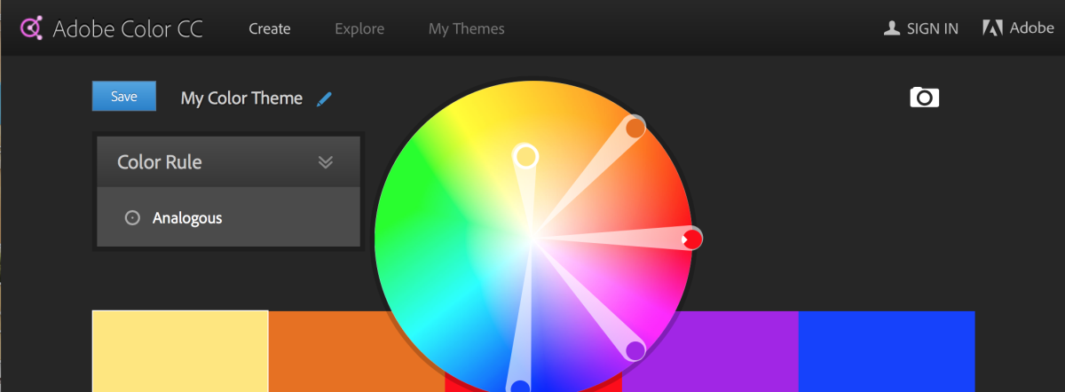 Adobe Color (Formerly Adobe Kuler) 