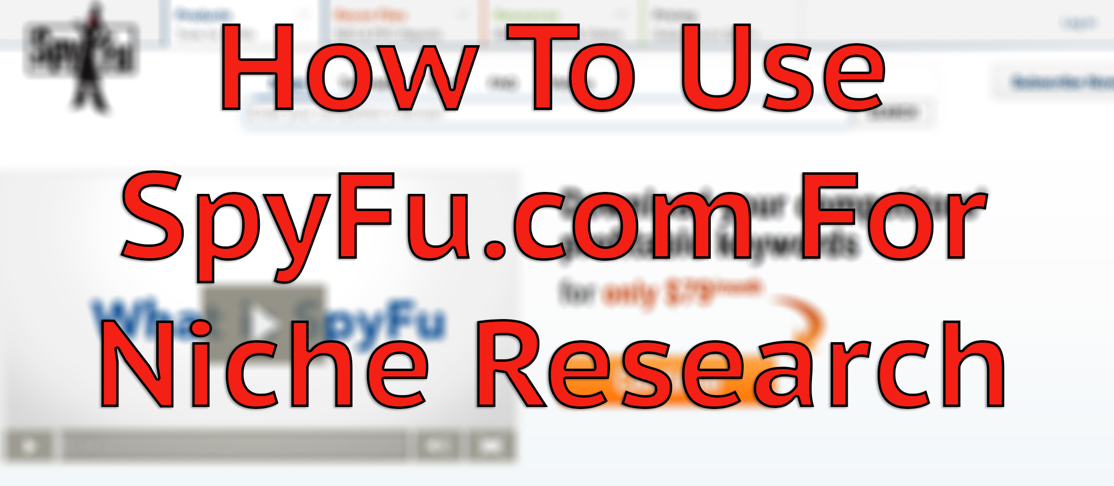 How to use SpyFu for niche keyword research