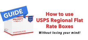 how to use priority flat rate box regional