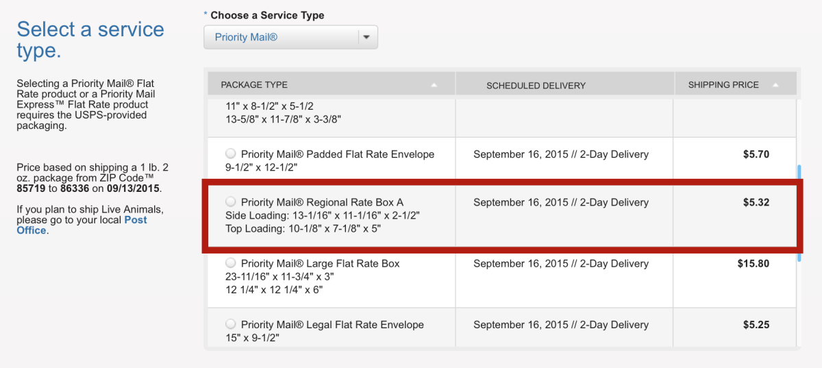 How To Buy Priority Flat Rate Regional Boxes On Usps Com Wiyre