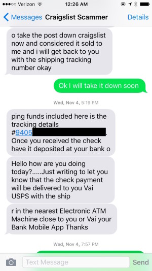 Part three of the scam