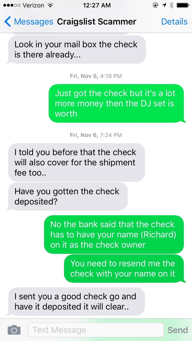 richard runs into problems