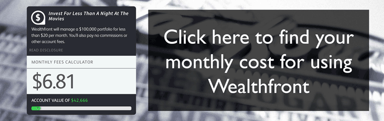 Click here to find out how much your portfolio will be charged to use Wealthfront