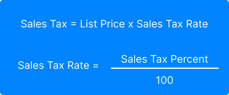 how to calculate sales tax
